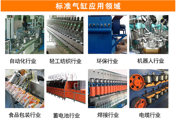 標準氣缸應(yīng)用領(lǐng)域